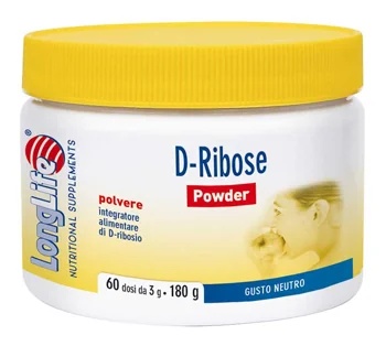 Poudre de D-ribose longue durée LONG LIFE 180 g Énergisante