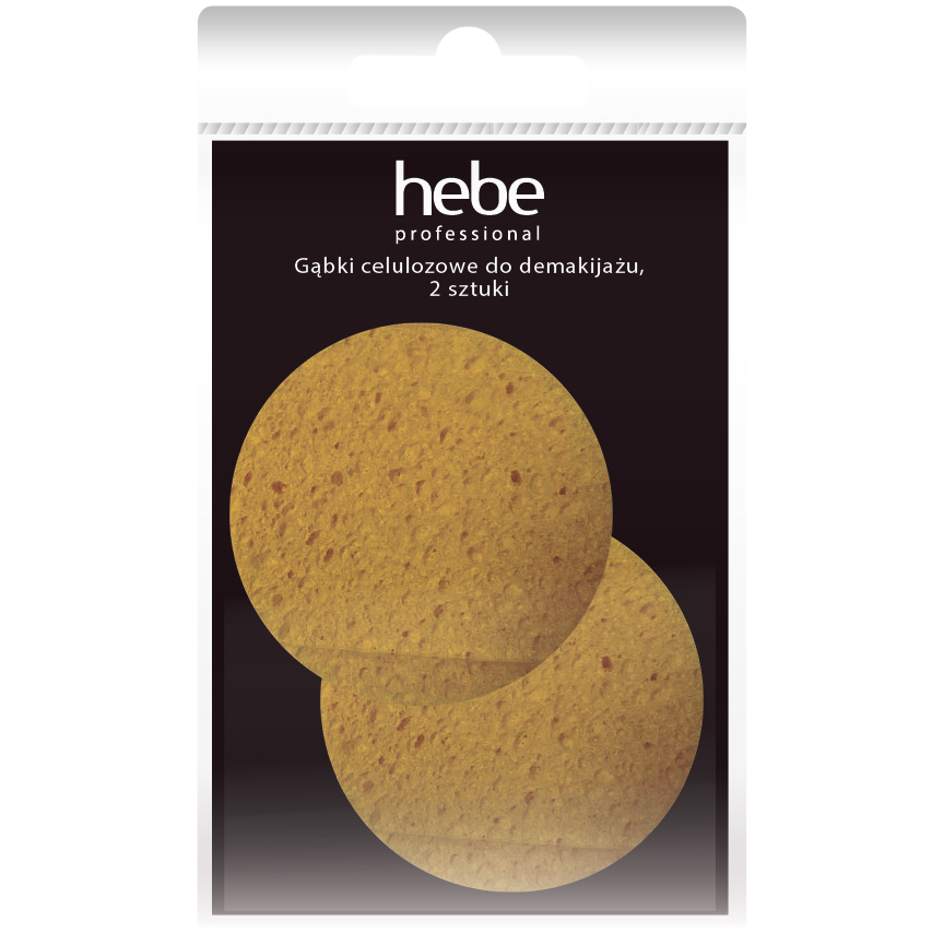 Hebe Professional cellulose makeup removal sponges 2 pcs