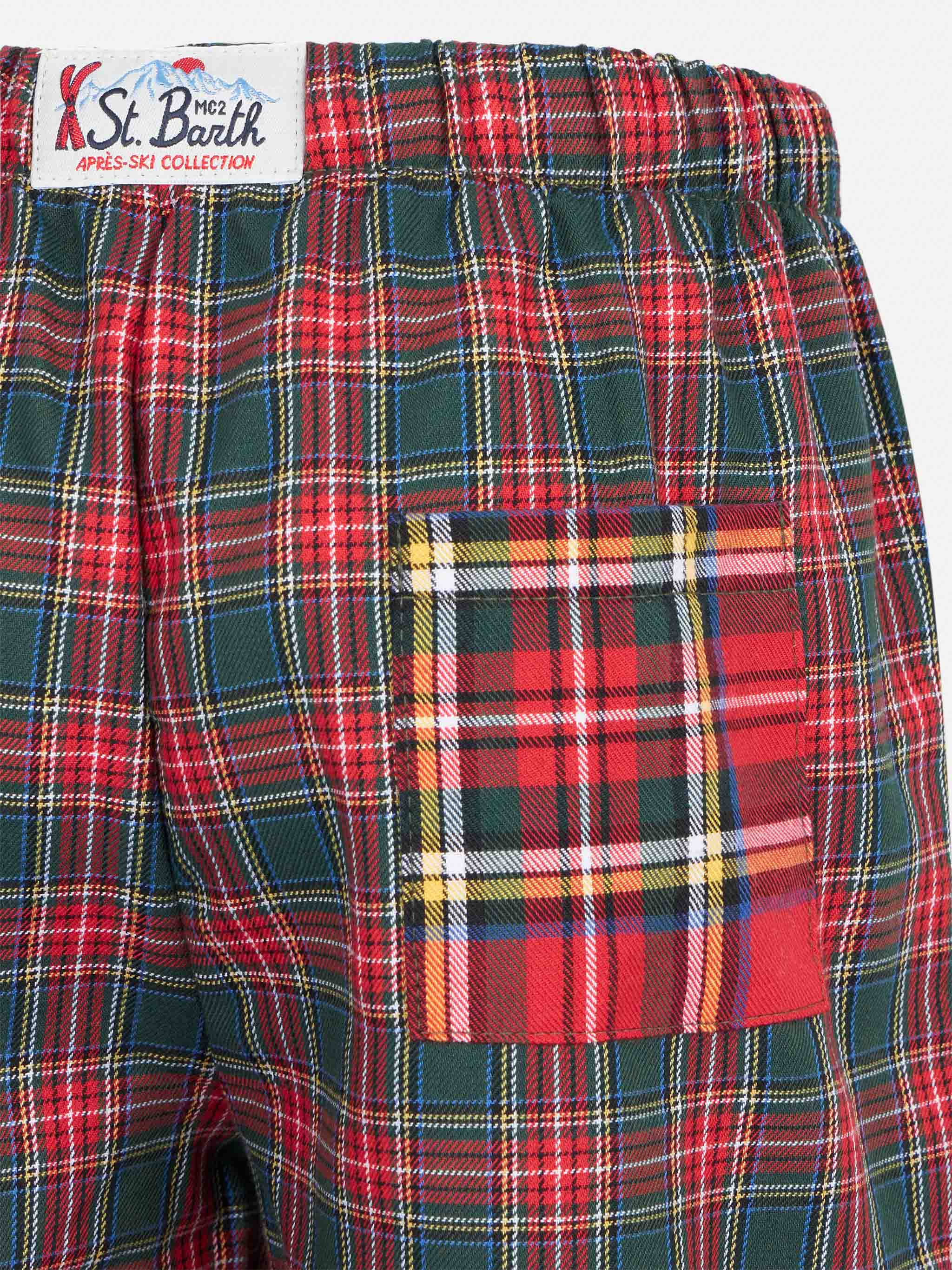 Pyjamahosen mit Schottenmuster für Jungen