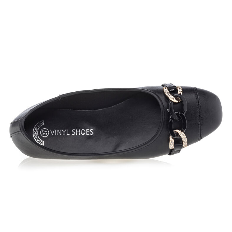 Bailarinas negras para mujer / Zapatos tipo Mary Jane