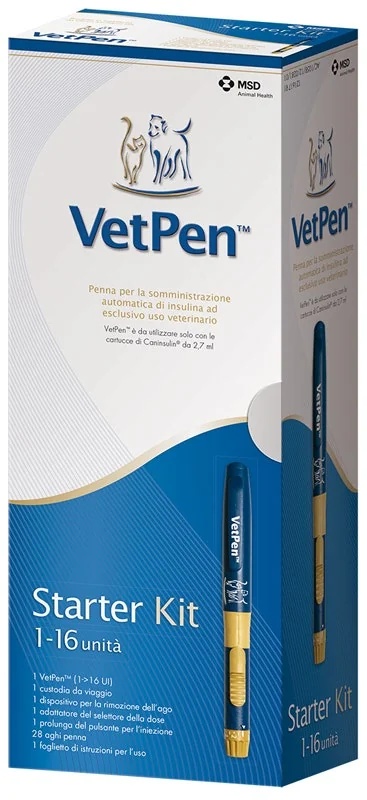 CANINSULIN VETPEN Vetpen Veterinär-Insulinstift 16 IU Starter Kit