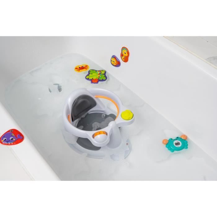 Anneau de Bain - TIGEX - Gris Perle - Jouets d'Eveil Intégrés - Mixte