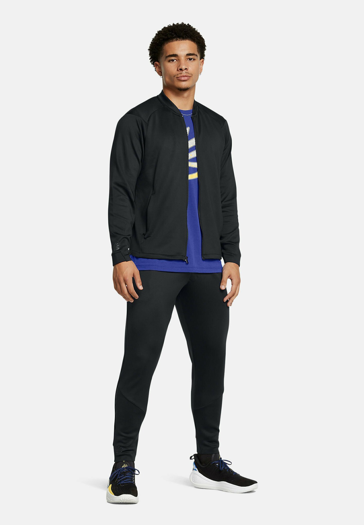 Under Armour CURRY TRAVEL - Veste d'entraînement - noire