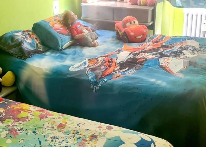 Funda nórdica de moto de 200x200cm con 2 fundas de almohada, funda nórdica de motocross, para adultos, hombres, niños y niñas.