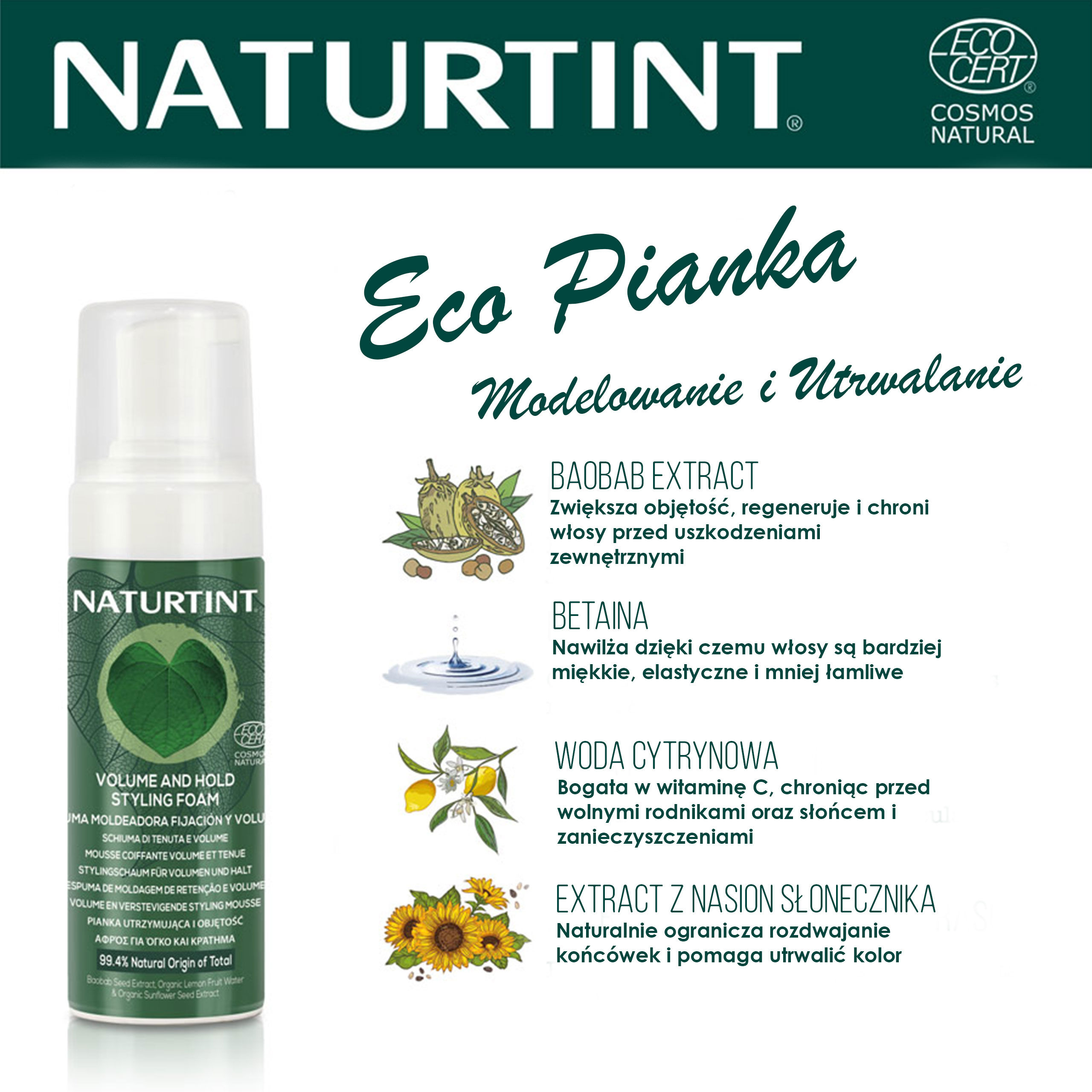 Naturtint Volumen og hold