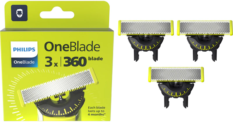 Náhradné čepele Philips OneBlade 360 QP430/50