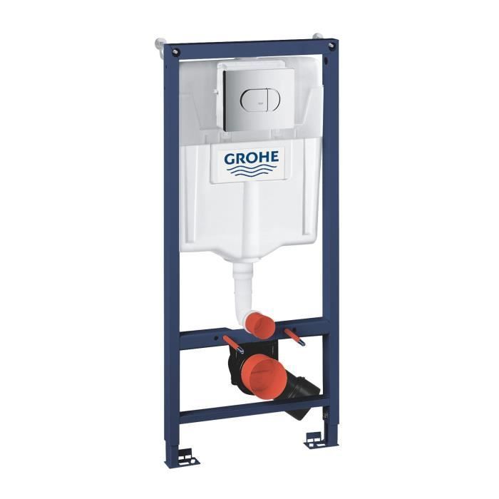 GROHE Solido 3-in-1 toiletframe, 1,20 m, inbouwframe, dubbele spoelknop, stortbak van 6-9 liter
