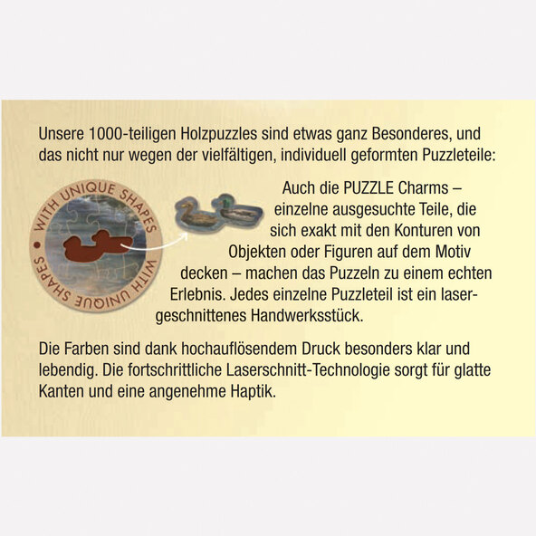 Holzpuzzle 1000 Teile, Pařížská kavárna