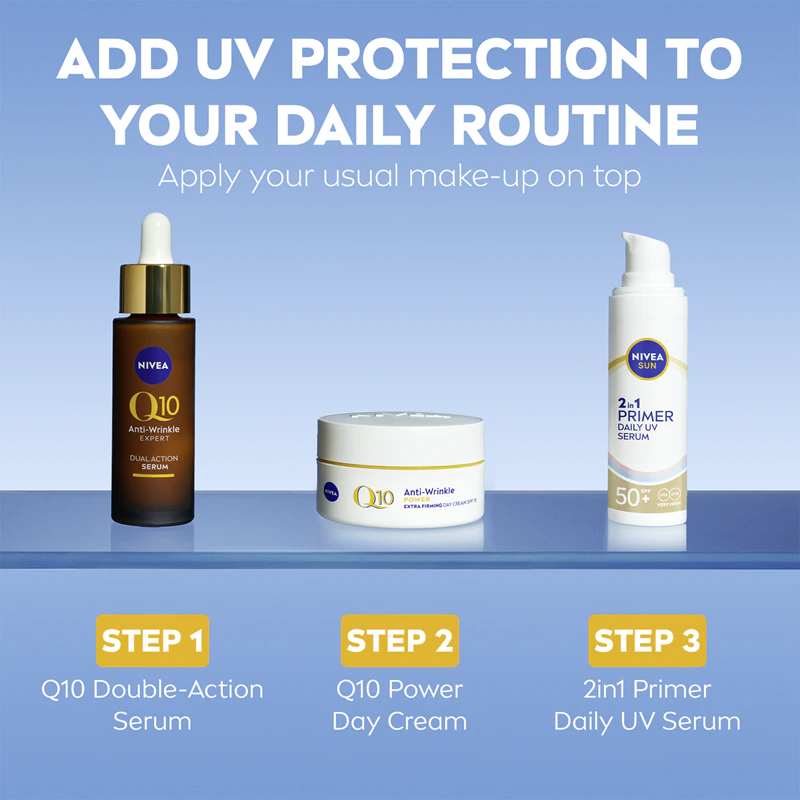 NIVEA SUN Daily UV Serum 2v1 podkladová báze pod make-up