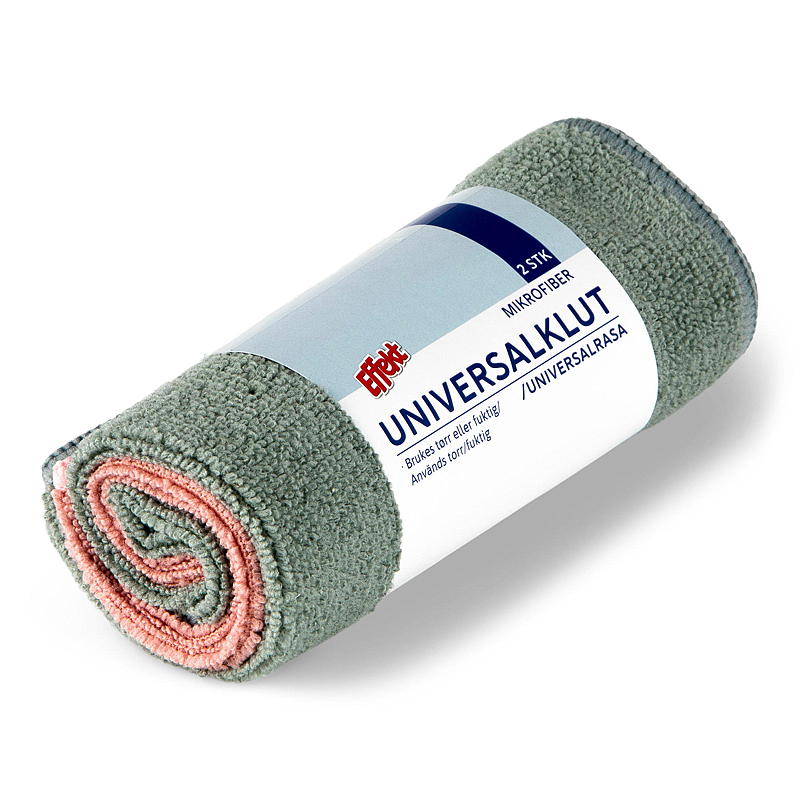 Effekt Universalklut 2-pakning mikrofiber