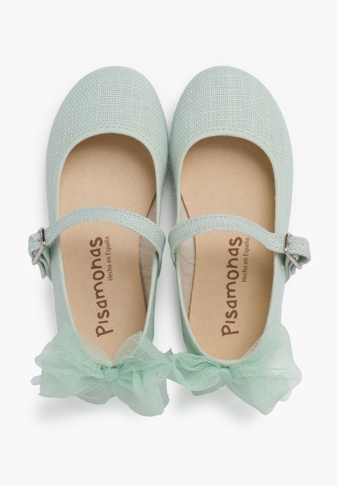 Pisamonas MERCEDITAS CEREMONIA - Ballerine con cinturino alla caviglia - menta