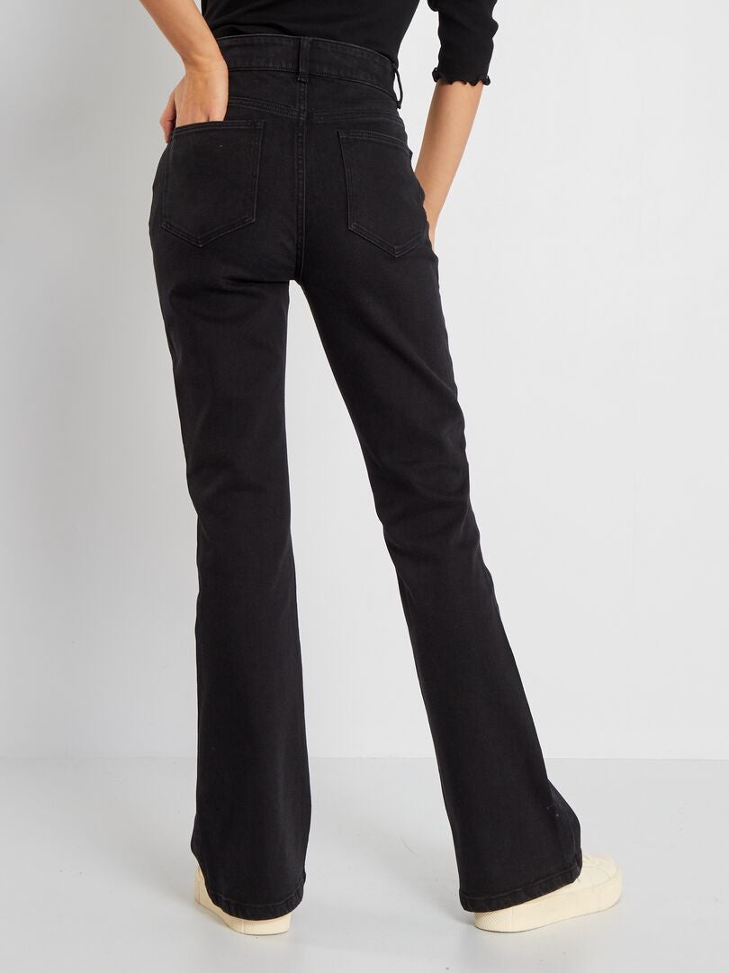 Calça jeans flare - tamanho 34 - preta