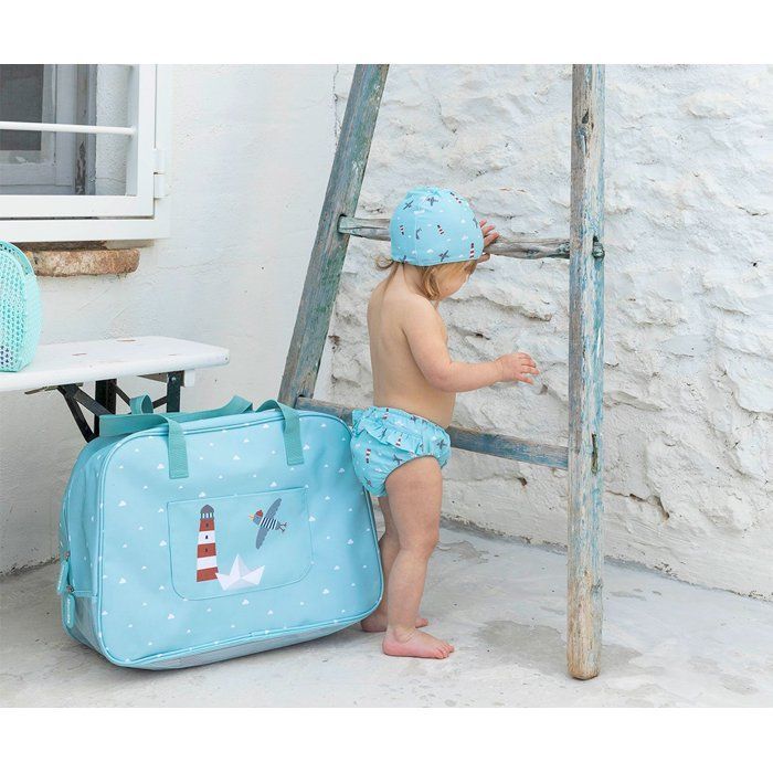Monnëka Unisex Kinderzwemmuts, Vuurtoren