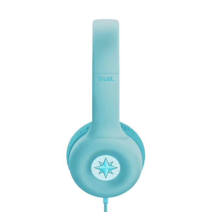 Auriculares infantiles Trust - 25278 - Volumen limitado a 85 dB - Diseño colorido - Pegatinas personalizables
