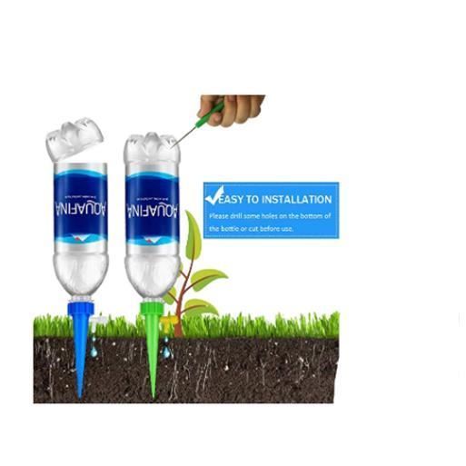 12-Piece Drip Irrigation Kit, Automatic Plant Sprinkler System for Indoor and Outdoor Gardens and Homes