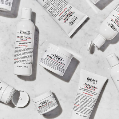 Limpiador facial espumoso suave en gel de Kiehl's Ultra Facial Cleanser para todo tipo de piel, 75 ml.
