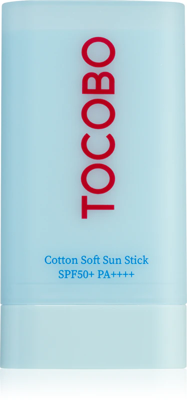 Ochranná a hydratační tyčinka TOCOBO Cotton Soft Sun Stick s matným povrchem