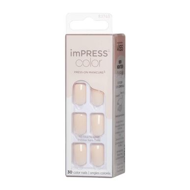 Uñas postizas Kiss ImPRESS Nails Point Pink, 1 unidad