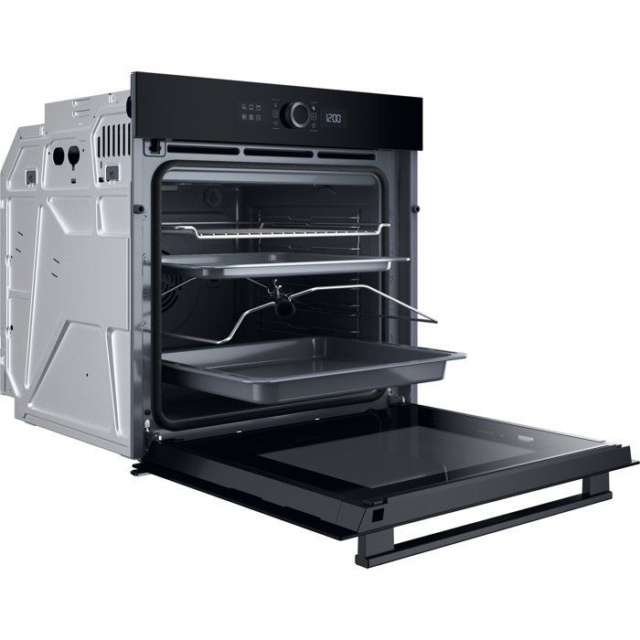 Forno da incasso - Pulizia pirolitica - HOTPOINT - HA4S80PM0BA - Nero - Porta fredda - 73 L - 59,5 x 56,4 x 59,5 cm