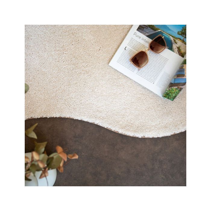 Tapis contemporain de forme organique - Select - Ecru - 250 x 375 cm