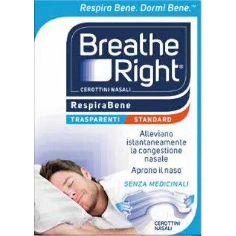 Breathe Right transparante neuspleisters, 10 stuks