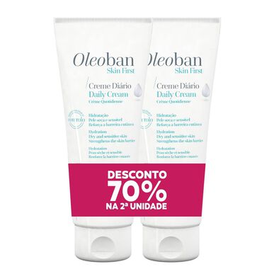 Oleoban Skin First kasdienis drėkinamasis kremas, 200 g x 2 pakuotės