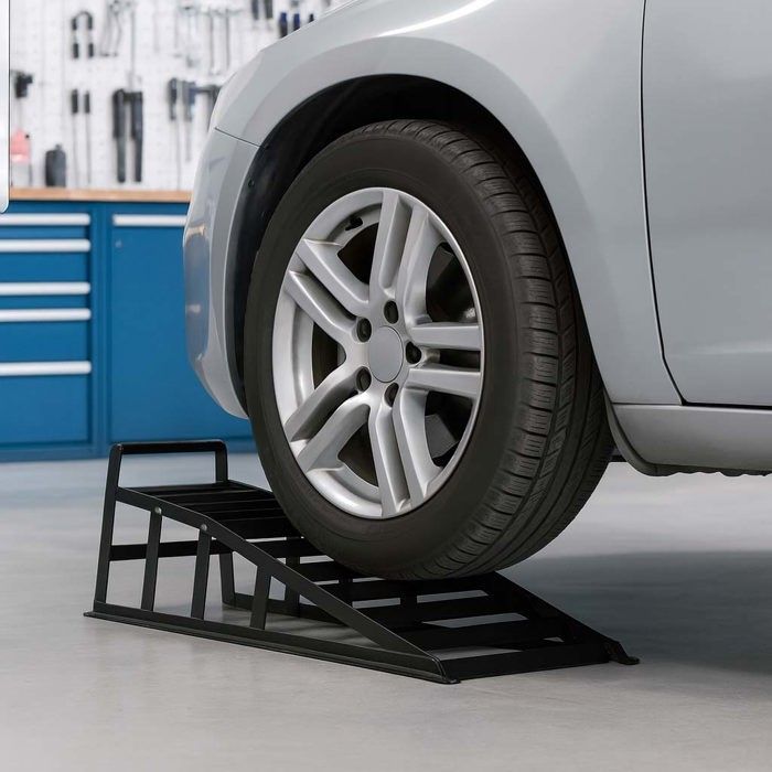 Juego de 2 rampas de carga Wiltec – 915 x 350 x 275 mm – hasta 2 t por par – Acero – Carril de acceso para vehículos
