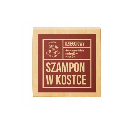 Mydlarnia Cztery Szpaki dziegciowy szampon w kostce 75g