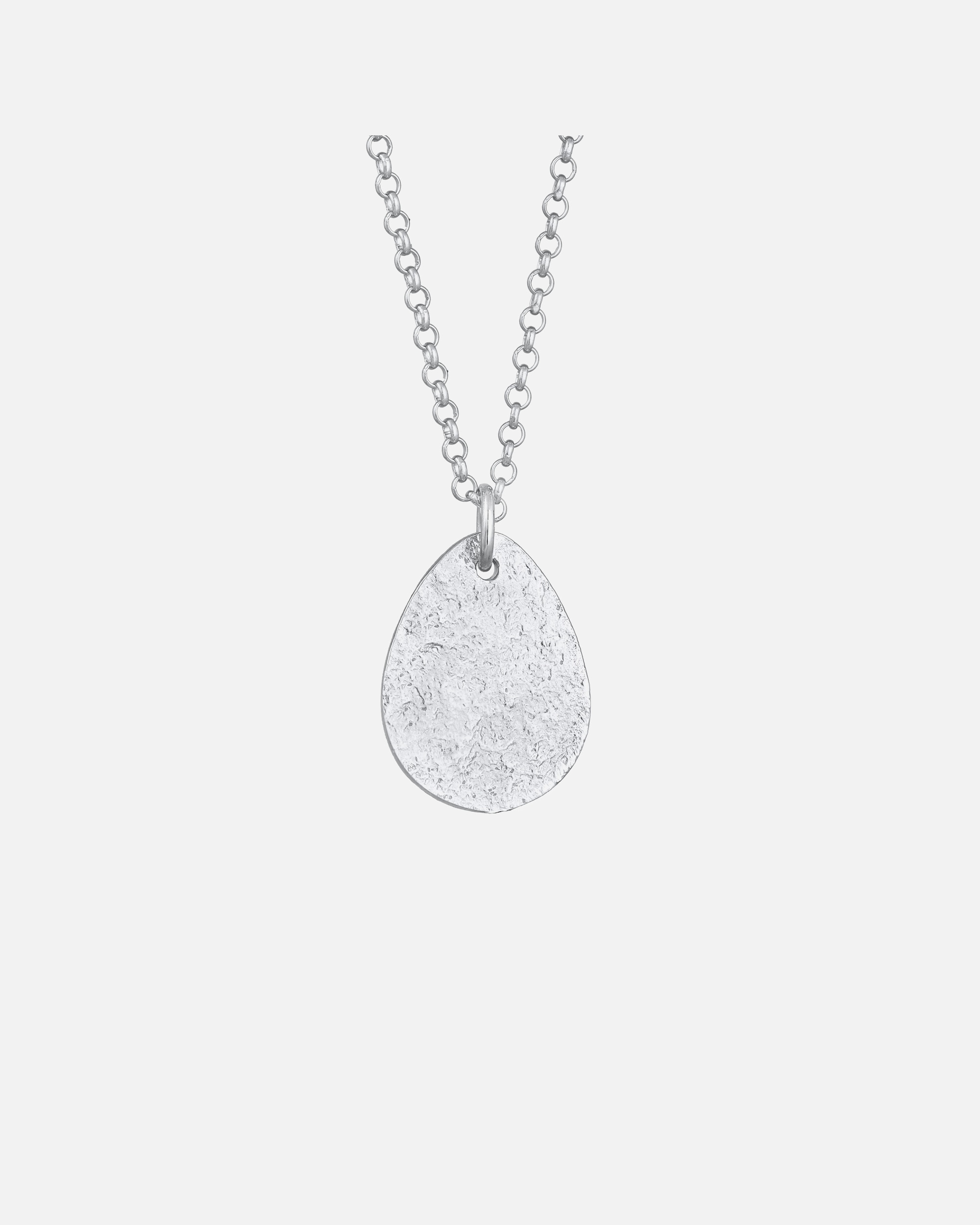 Elli Femme Pendentif Goutte Vintage Martelé en Argent 925