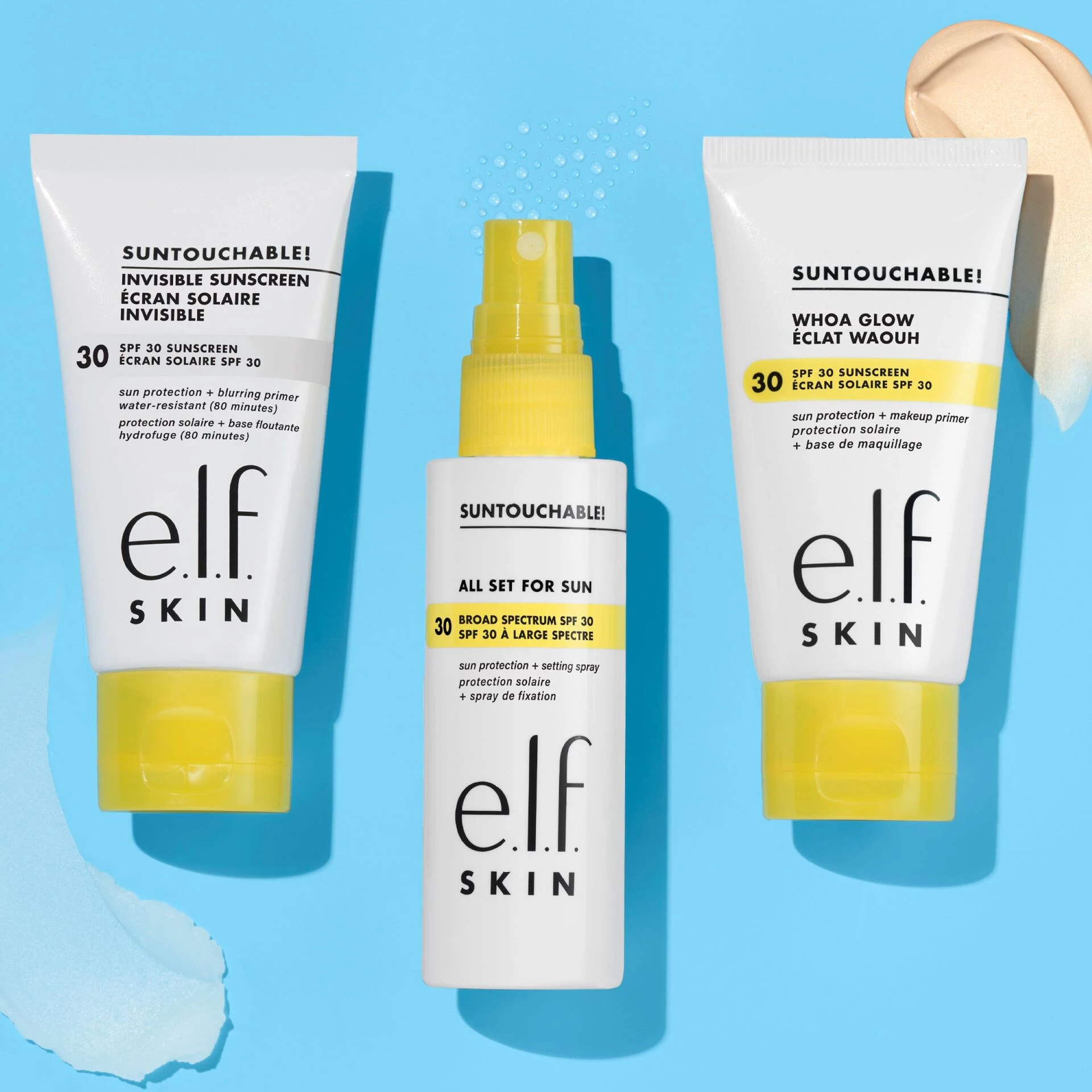 Suntouchable! Set complet pentru soare SPF30 60 ml - Elf