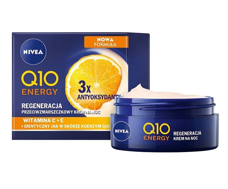 Nivea VisageQ10 PlusC Odmłodzona + Pełna Energii Cera Przeciwzmarszczkowy Krem na noc