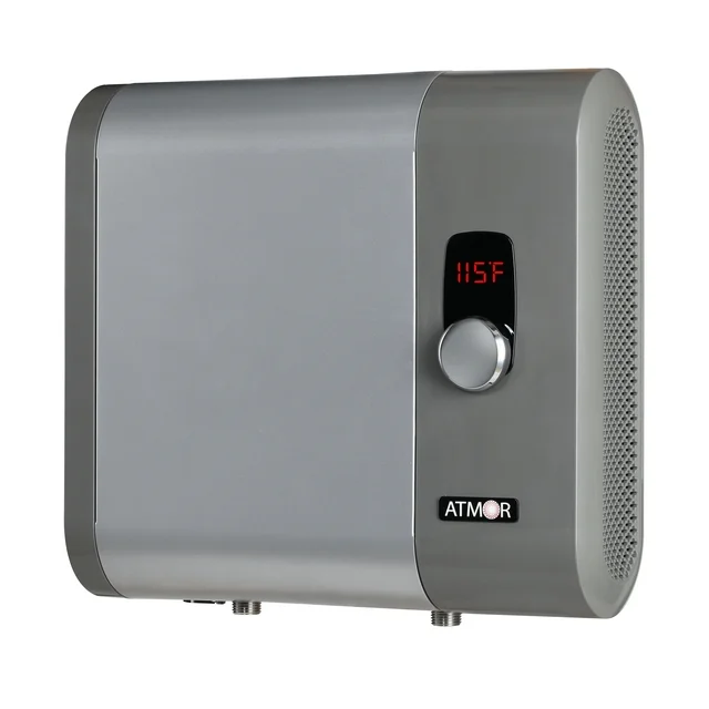 Atmor 18 kW 3,73 GPM elektrischer Durchlauferhitzer, ideal für 1-Zimmer-Wohnungen, bis zu 3 gleichzeitige Anwendungen