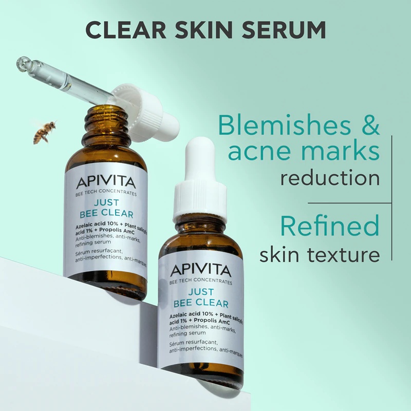 Apivita Just Bee Clear Serum serum za mastno in problematično kožo