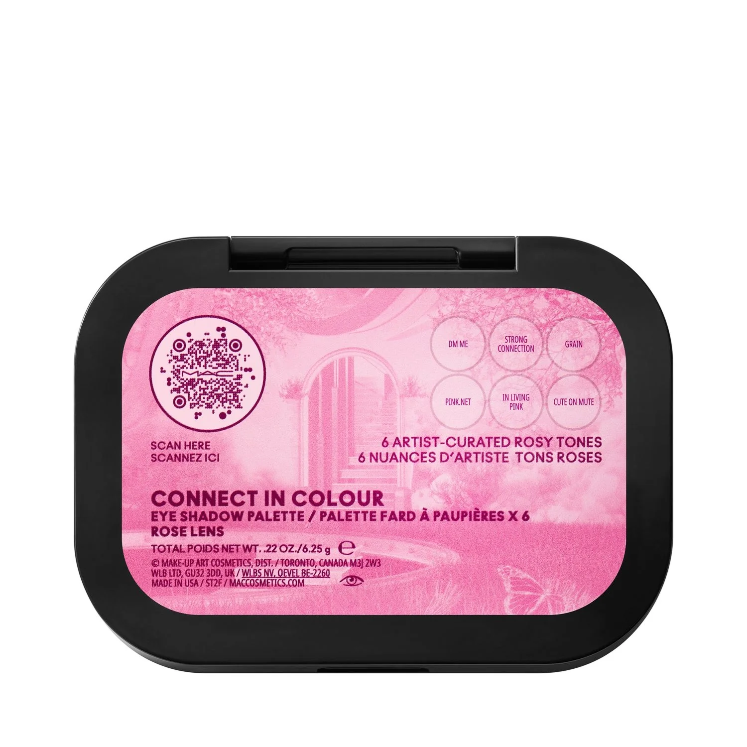 Ombretti Connect In Colour Eye Shadow Palette: Rose Lens - Palette occhi, Ombretto compatto