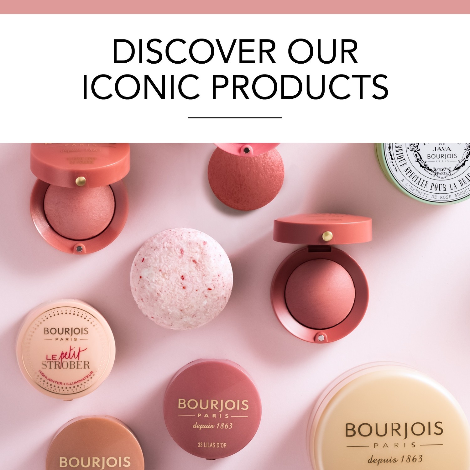 Bourjois acu ēnas, mazs apaļš trauciņš, 2-in-1 acu ēnas – 2 g