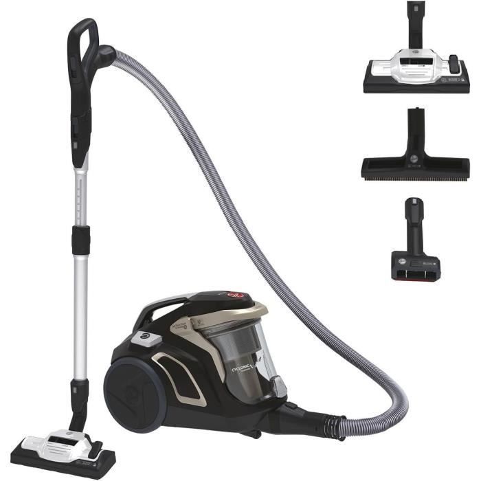 Stofzuiger met stofreservoir zonder stofzak - HOOVER - HP720PET - 850 W - 68 dBA - 2 liter stofreservoir - Ideaal voor hardhouten vloeren en huisdieren