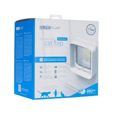 Porta para gatos SureFlap DualScan com microchip