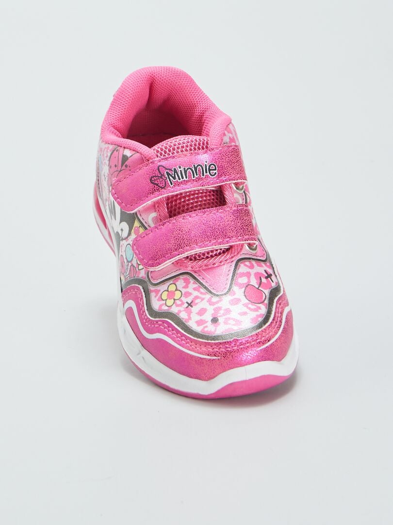 Lichtgevende 'Minnie' sneakers - fuchsia
