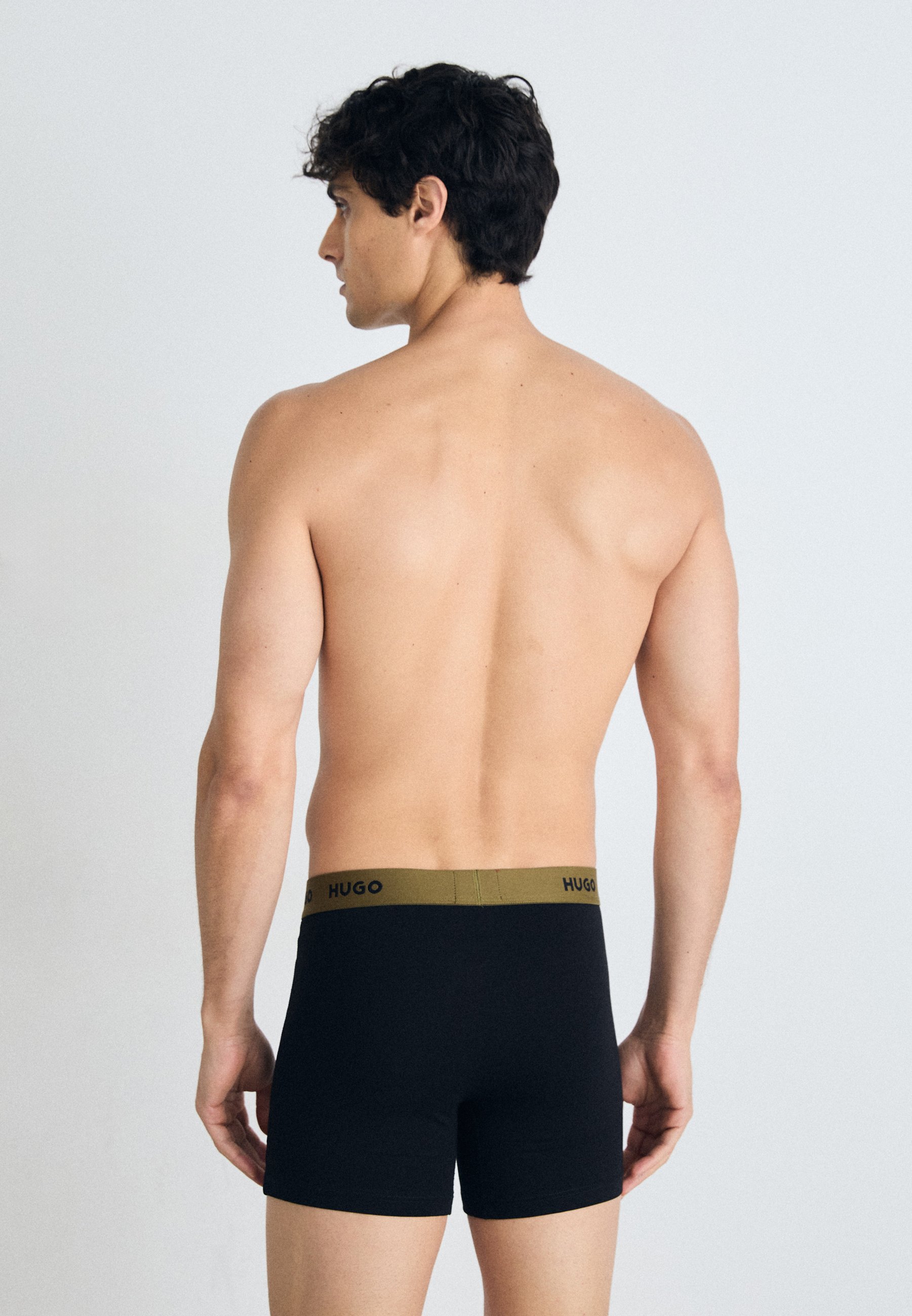 HUGO 3 PACK - Plavky - black