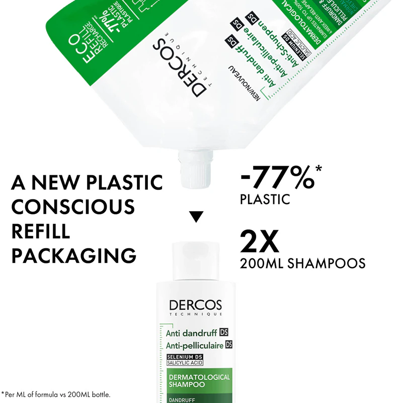 Shampoo Anticaspa Vichy Dercos para Cabelos Normais a Oleosos