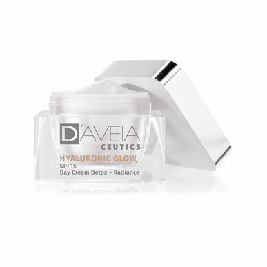 D'AVEIA Ceutics Hyaluronic Glow Day Cream Detox Antioxidant Illuminating Face Cream SPF15 50 ml 50 ml