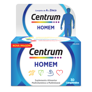 Centrum Suplemento Multivitamínico Centrum Homem      30 comprimidos 30 comprimidos