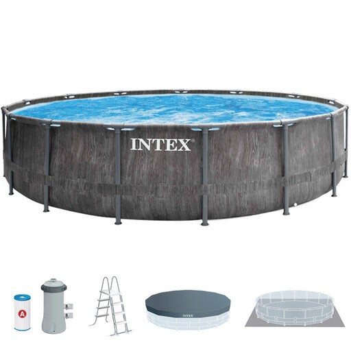 Piscina redonda Intex Greywood com bomba de filtro