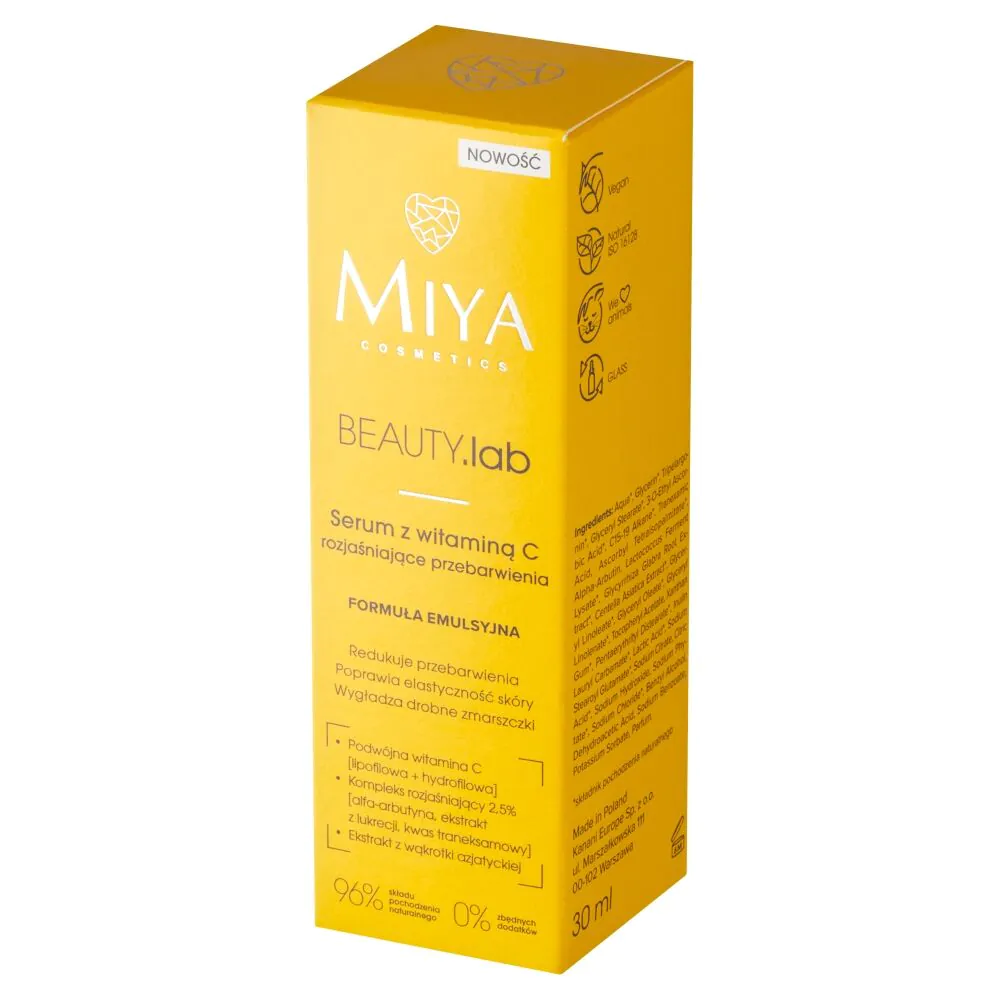 Miya BEAUTY.lab Wit.C -Serum z witaminą C rozjaśniające przebarwienia 30ml