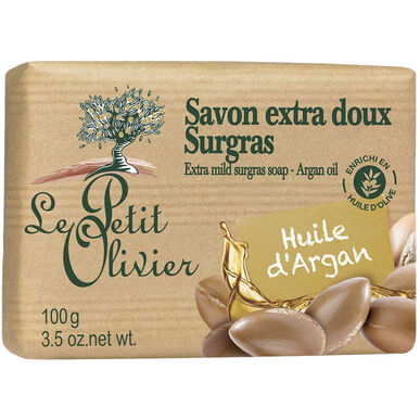 Le Petit Olivier Extra Gentle -kiinteä saippua arganöljyllä 100 g