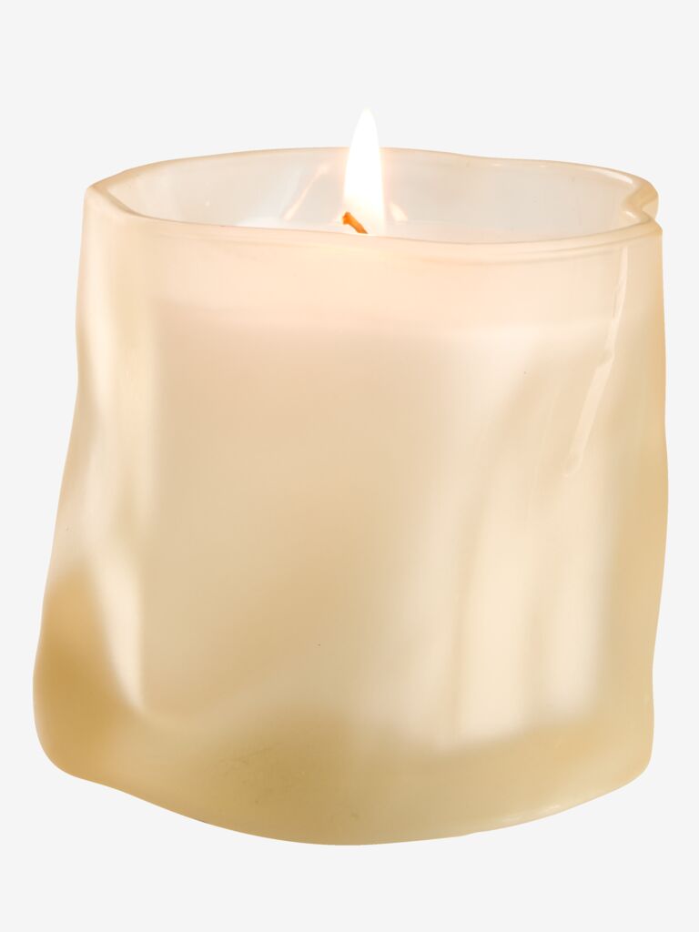 FOLKVAR FOLKVAR kvapioji žvakė Ø8xH8cm smėlio spalvos