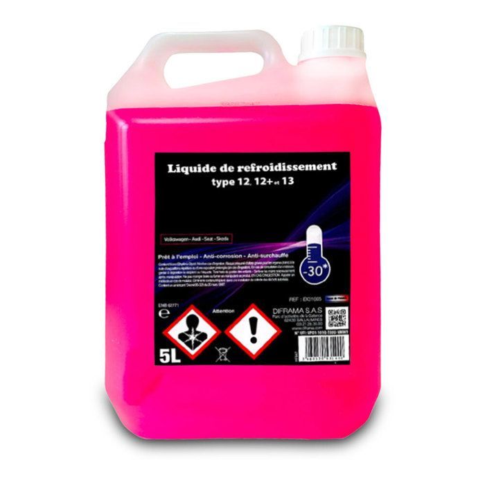 Pink coolant type 12, 12, and 13 5L EXCELL