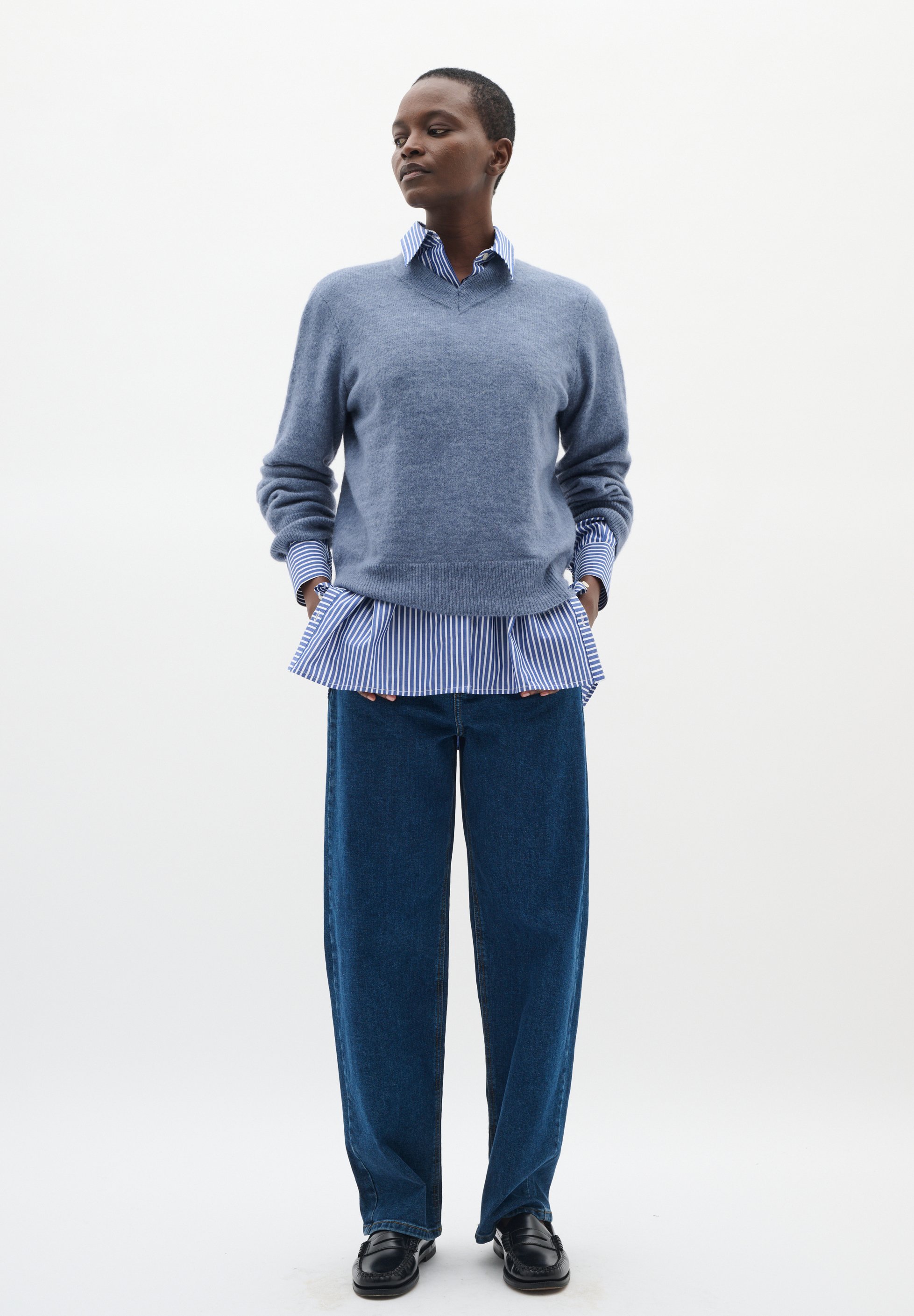 InWear GUNI V-HALS - Trui - wilde wind