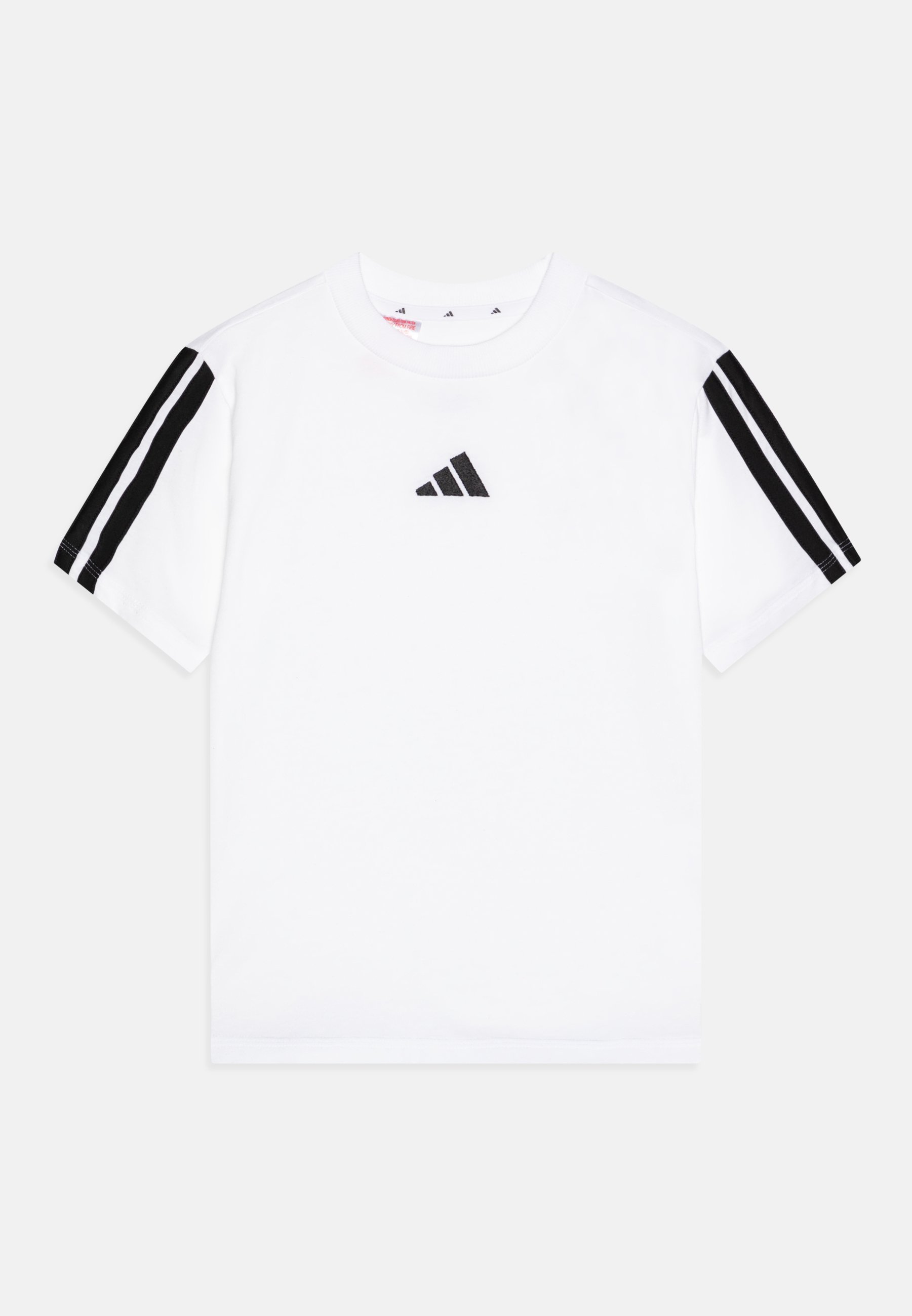 adidas Performance T-shirt voor junioren, unisex - T-shirt met print - wit/zwart