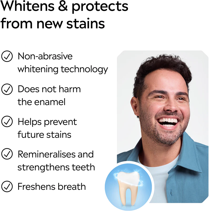 Listerine Advanced White bieliaca ústna voda s jemnou chuťou